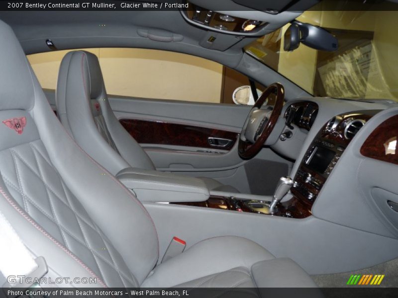 Glacier White / Portland 2007 Bentley Continental GT Mulliner