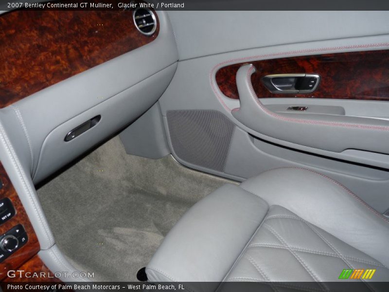 Glacier White / Portland 2007 Bentley Continental GT Mulliner