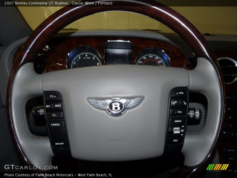 Glacier White / Portland 2007 Bentley Continental GT Mulliner