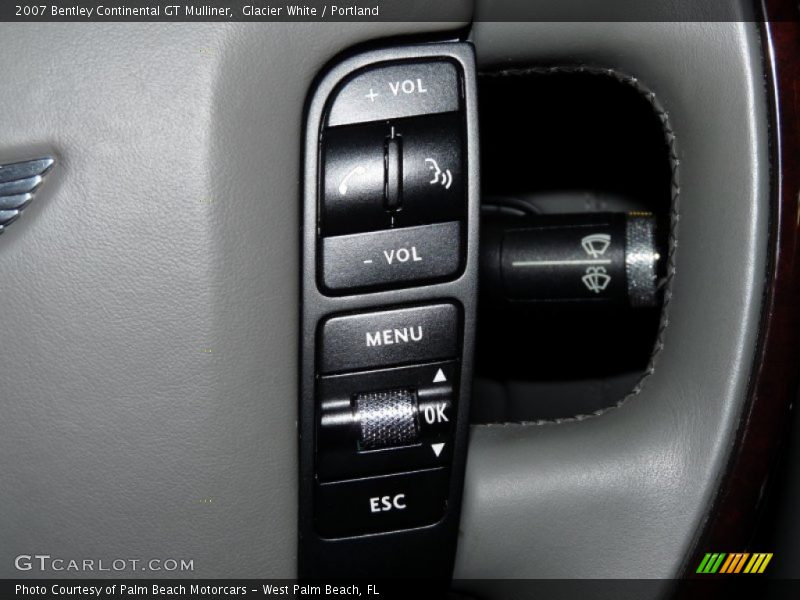 Glacier White / Portland 2007 Bentley Continental GT Mulliner