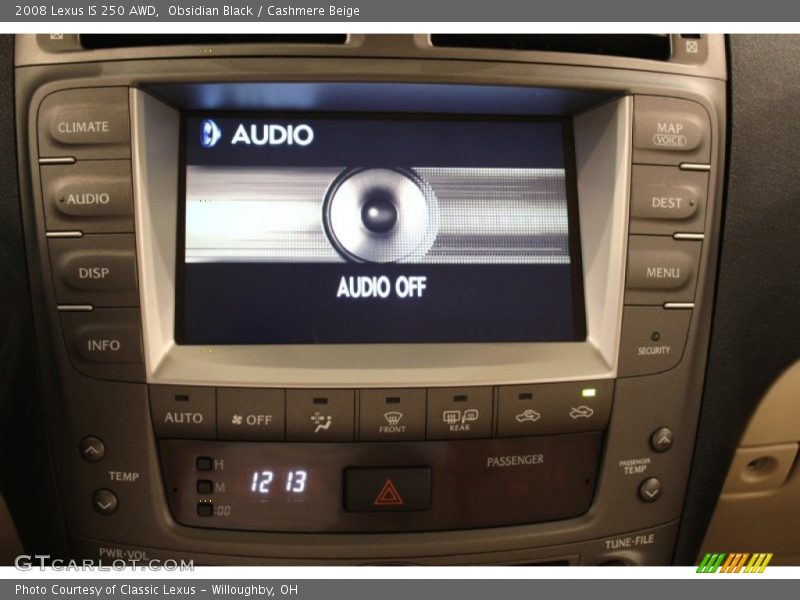 Obsidian Black / Cashmere Beige 2008 Lexus IS 250 AWD