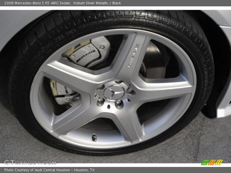 Iridium Silver Metallic / Black 2008 Mercedes-Benz S 65 AMG Sedan