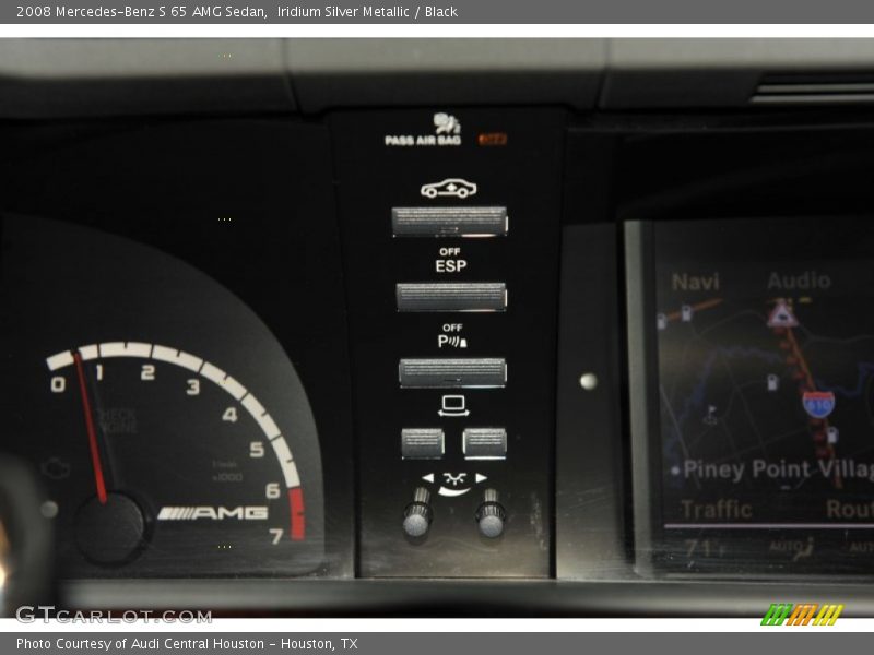 Iridium Silver Metallic / Black 2008 Mercedes-Benz S 65 AMG Sedan