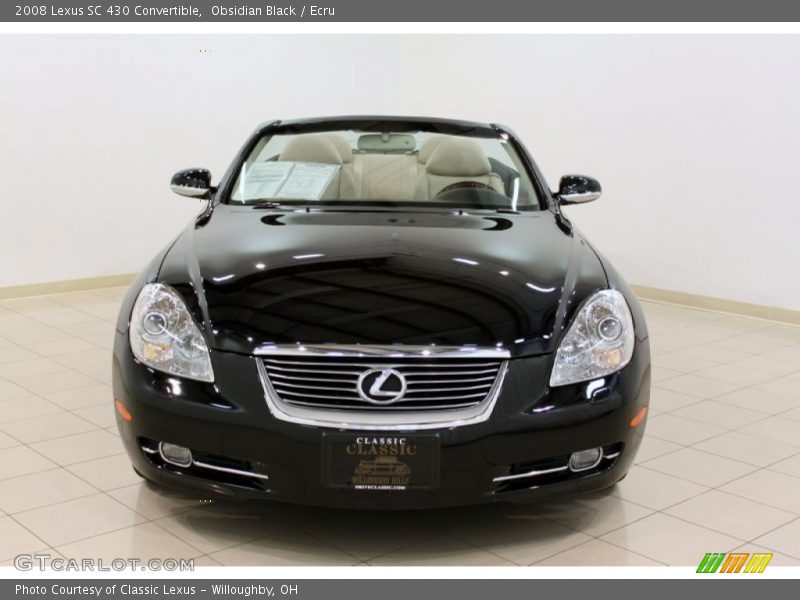 Obsidian Black / Ecru 2008 Lexus SC 430 Convertible