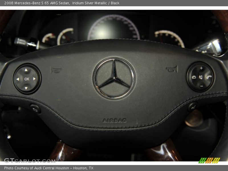 Iridium Silver Metallic / Black 2008 Mercedes-Benz S 65 AMG Sedan