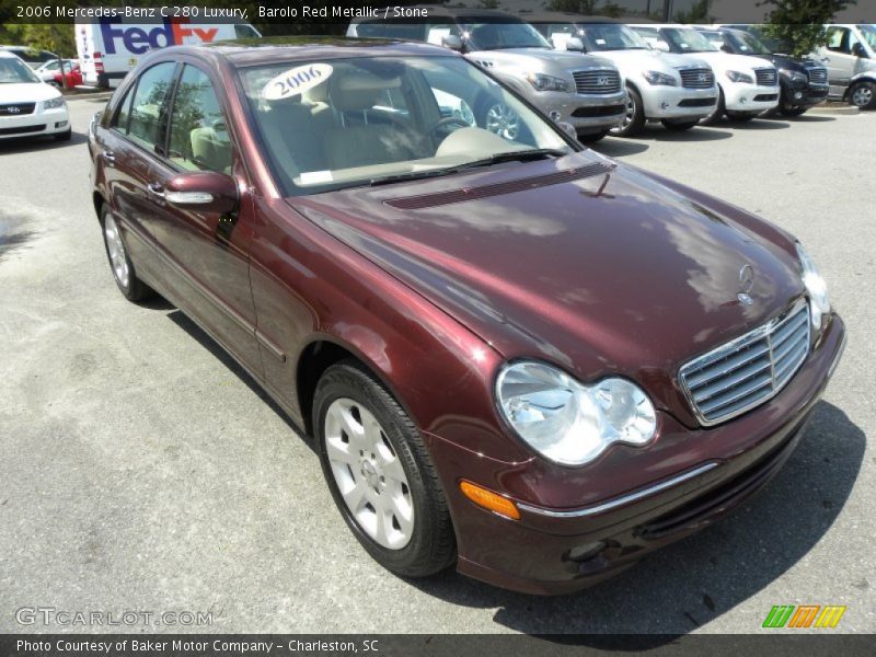 Barolo Red Metallic / Stone 2006 Mercedes-Benz C 280 Luxury