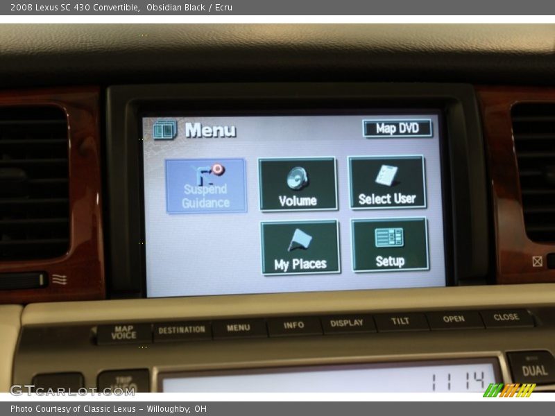 Obsidian Black / Ecru 2008 Lexus SC 430 Convertible