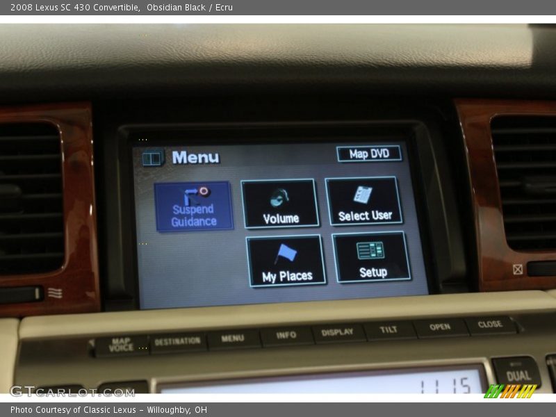 Obsidian Black / Ecru 2008 Lexus SC 430 Convertible