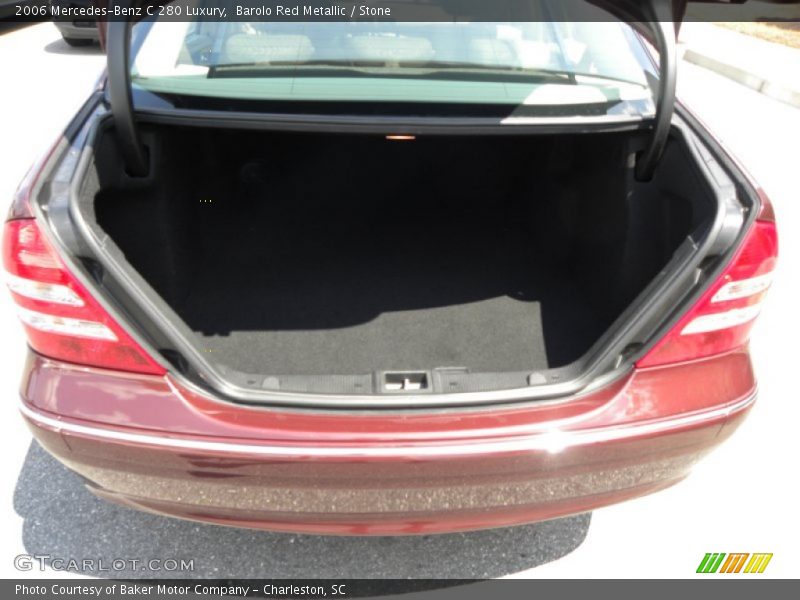 Barolo Red Metallic / Stone 2006 Mercedes-Benz C 280 Luxury