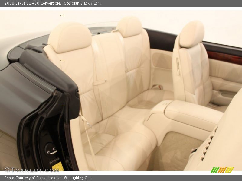 Obsidian Black / Ecru 2008 Lexus SC 430 Convertible