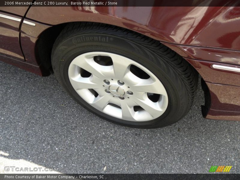 Barolo Red Metallic / Stone 2006 Mercedes-Benz C 280 Luxury