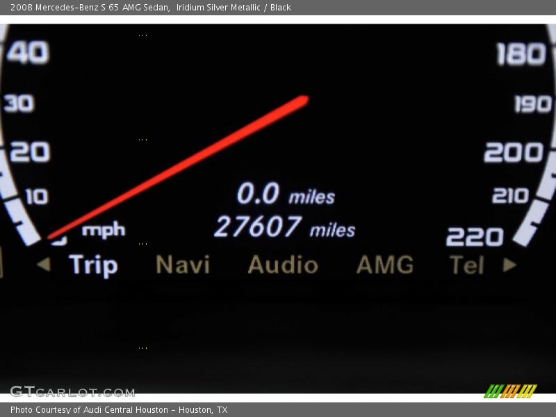 Iridium Silver Metallic / Black 2008 Mercedes-Benz S 65 AMG Sedan