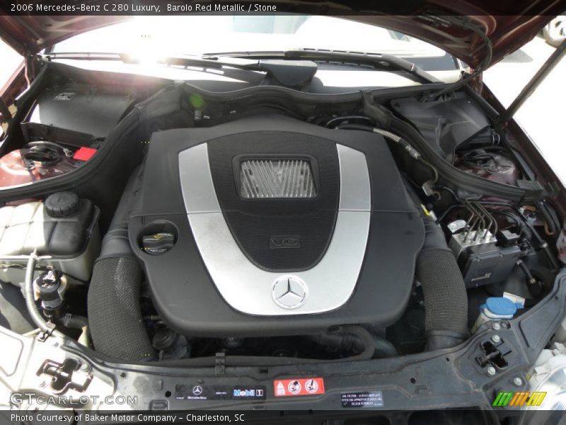 Barolo Red Metallic / Stone 2006 Mercedes-Benz C 280 Luxury