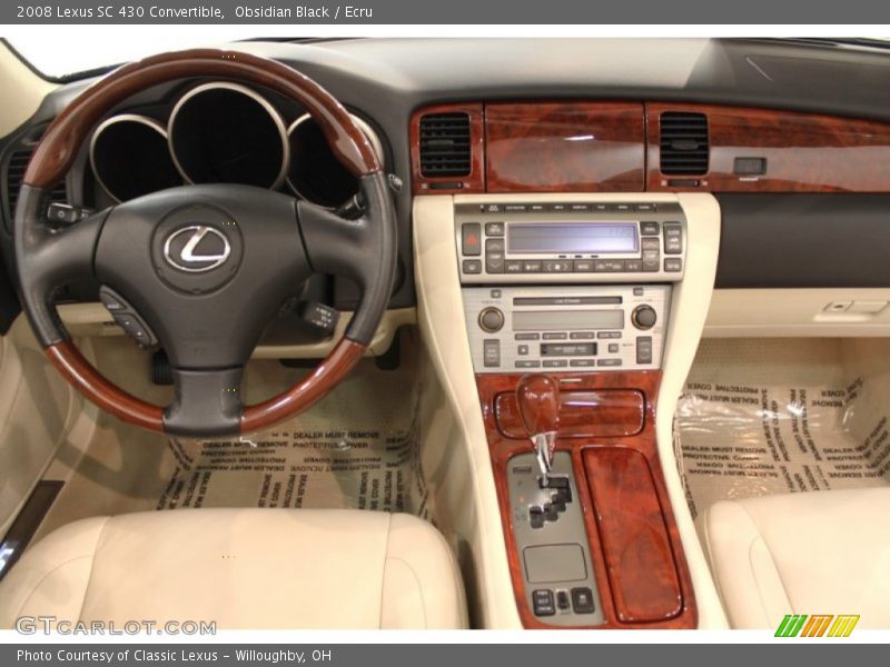 Dashboard of 2008 SC 430 Convertible