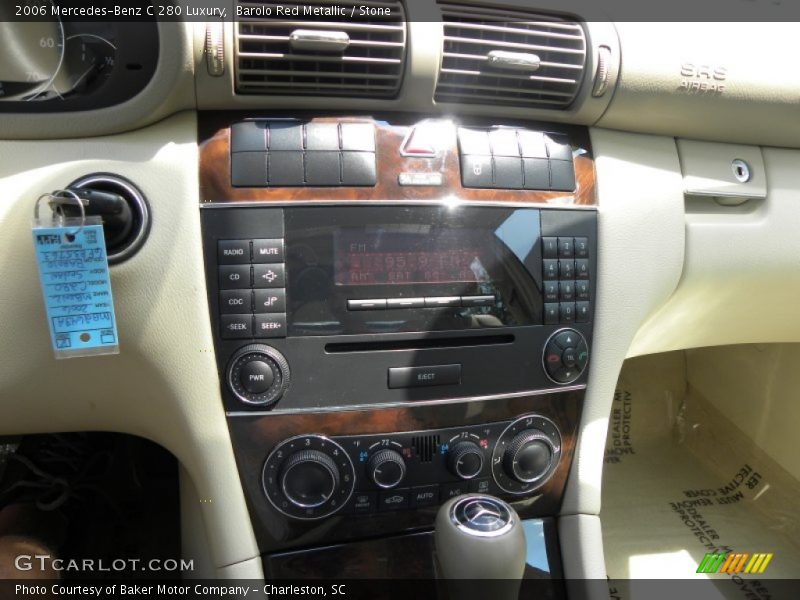 Barolo Red Metallic / Stone 2006 Mercedes-Benz C 280 Luxury