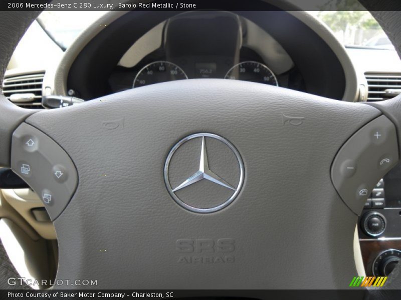 Barolo Red Metallic / Stone 2006 Mercedes-Benz C 280 Luxury