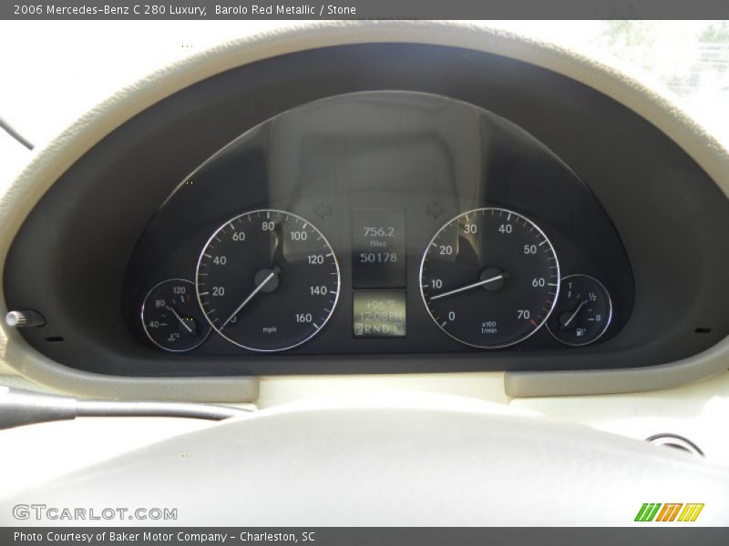 Barolo Red Metallic / Stone 2006 Mercedes-Benz C 280 Luxury