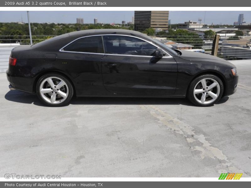 Brilliant Black / Black 2009 Audi A5 3.2 quattro Coupe