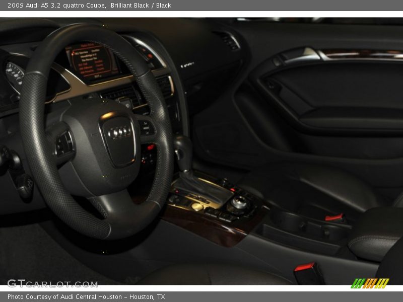 Brilliant Black / Black 2009 Audi A5 3.2 quattro Coupe