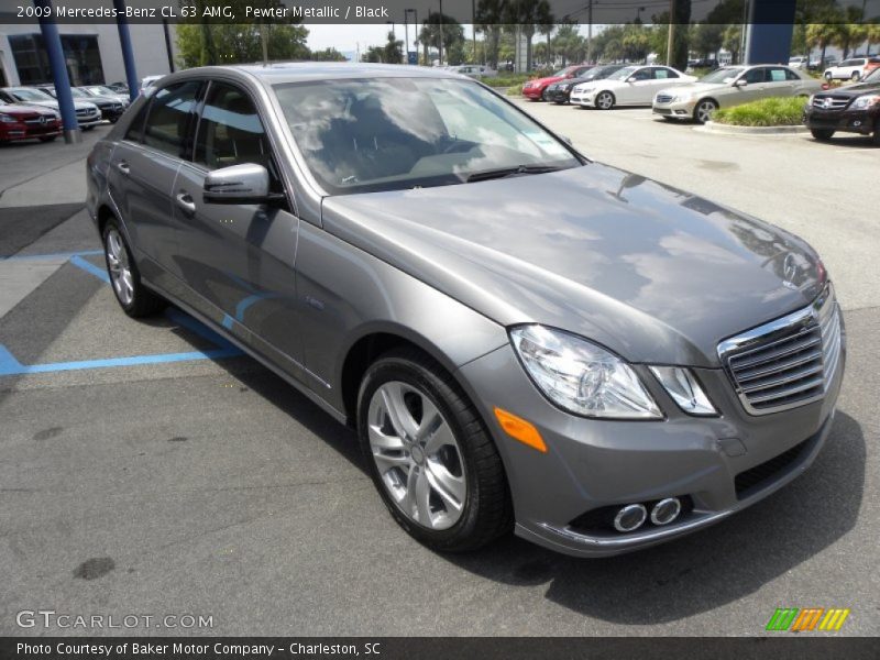 Pewter Metallic / Black 2009 Mercedes-Benz CL 63 AMG