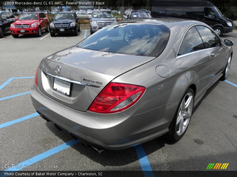 Pewter Metallic / Black 2009 Mercedes-Benz CL 63 AMG