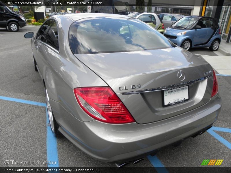 Pewter Metallic / Black 2009 Mercedes-Benz CL 63 AMG