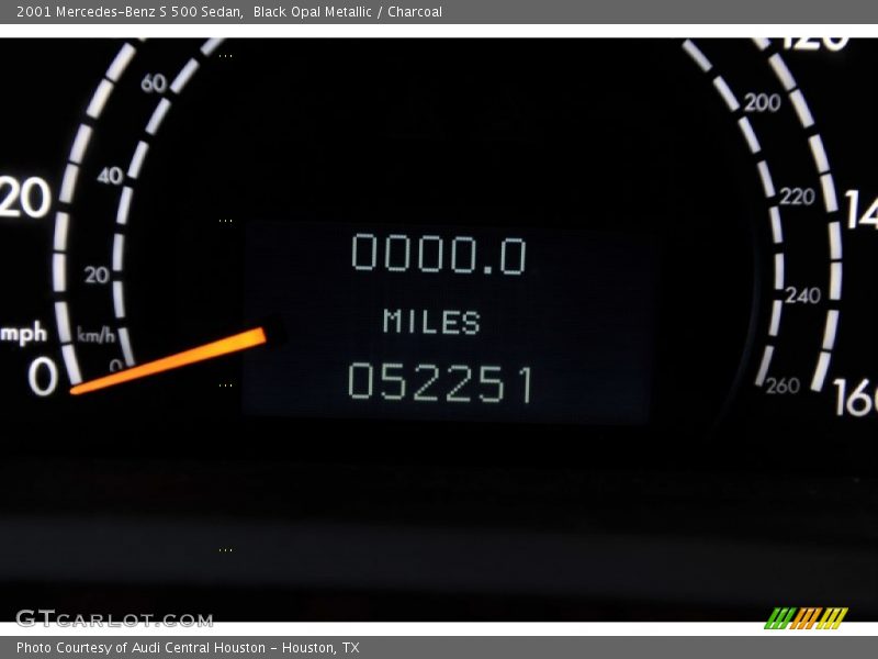 Black Opal Metallic / Charcoal 2001 Mercedes-Benz S 500 Sedan