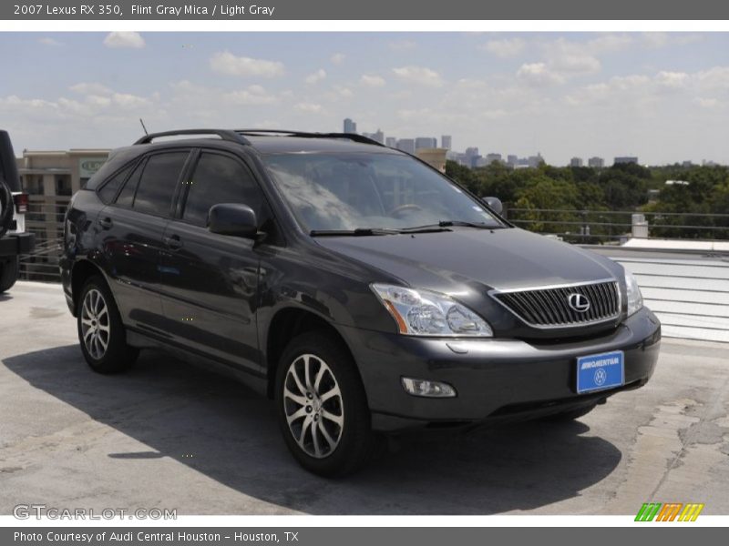 Flint Gray Mica / Light Gray 2007 Lexus RX 350
