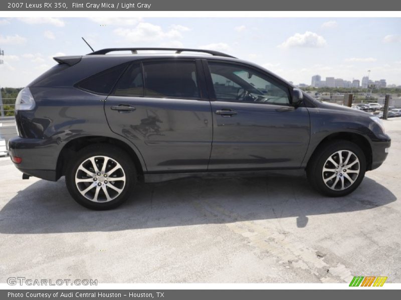 Flint Gray Mica / Light Gray 2007 Lexus RX 350