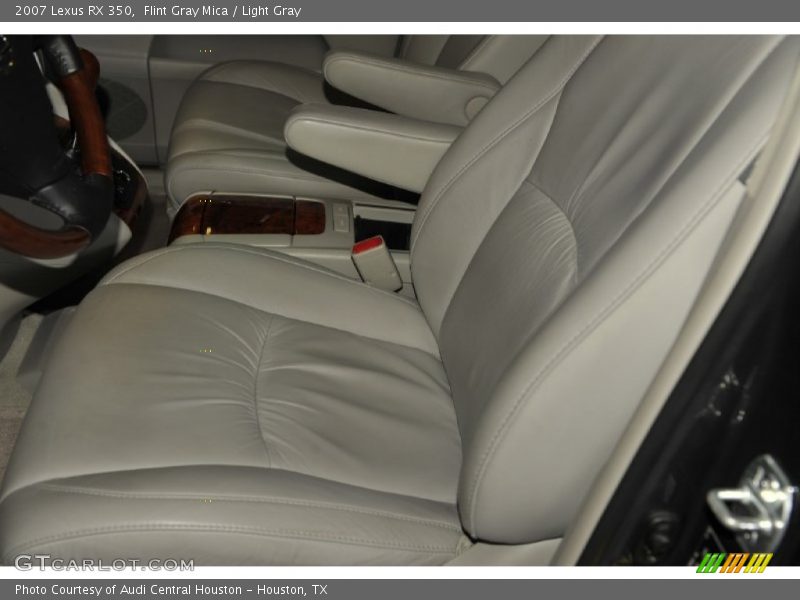 Flint Gray Mica / Light Gray 2007 Lexus RX 350