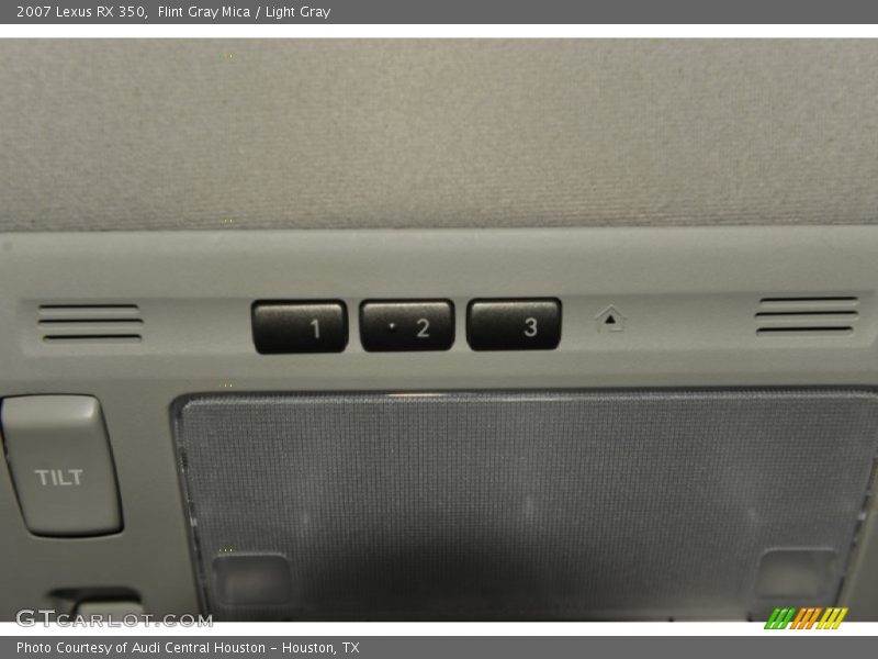 Flint Gray Mica / Light Gray 2007 Lexus RX 350