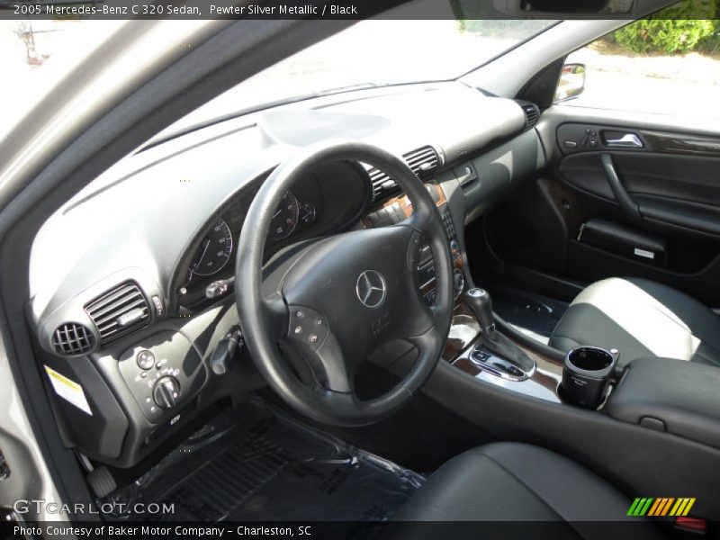 Pewter Silver Metallic / Black 2005 Mercedes-Benz C 320 Sedan
