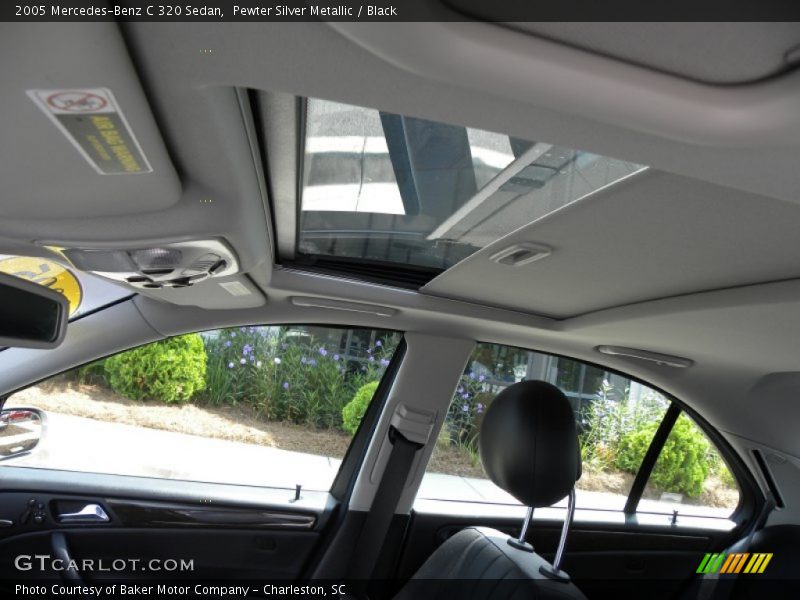 Pewter Silver Metallic / Black 2005 Mercedes-Benz C 320 Sedan