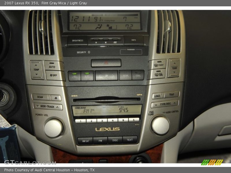 Flint Gray Mica / Light Gray 2007 Lexus RX 350