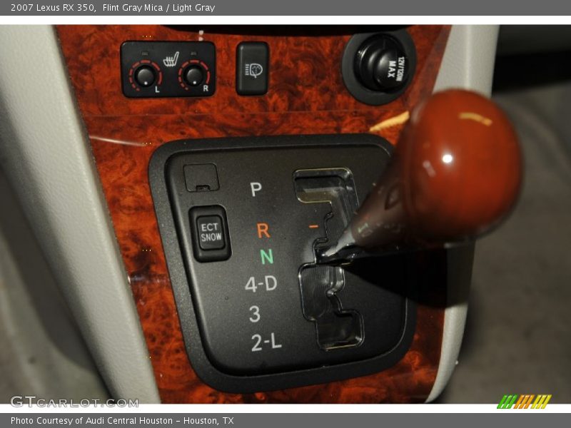 Flint Gray Mica / Light Gray 2007 Lexus RX 350