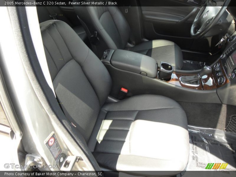 Pewter Silver Metallic / Black 2005 Mercedes-Benz C 320 Sedan