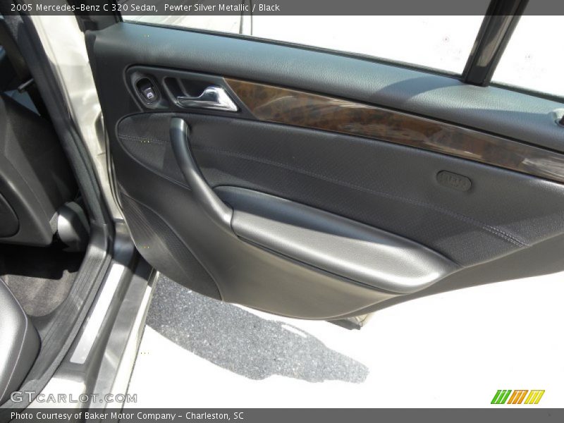 Pewter Silver Metallic / Black 2005 Mercedes-Benz C 320 Sedan