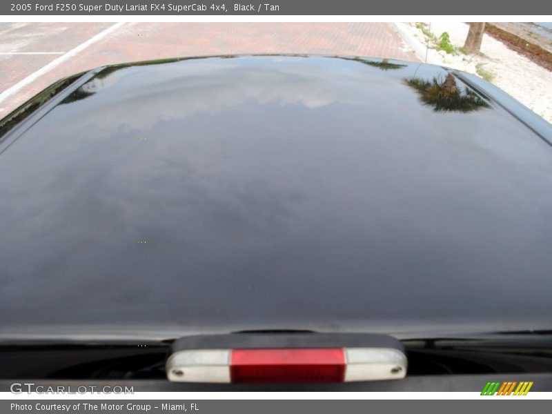 Black / Tan 2005 Ford F250 Super Duty Lariat FX4 SuperCab 4x4