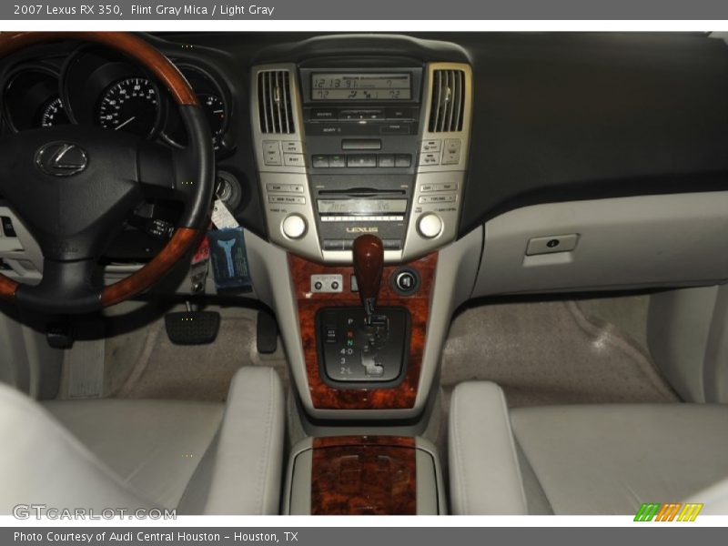Flint Gray Mica / Light Gray 2007 Lexus RX 350