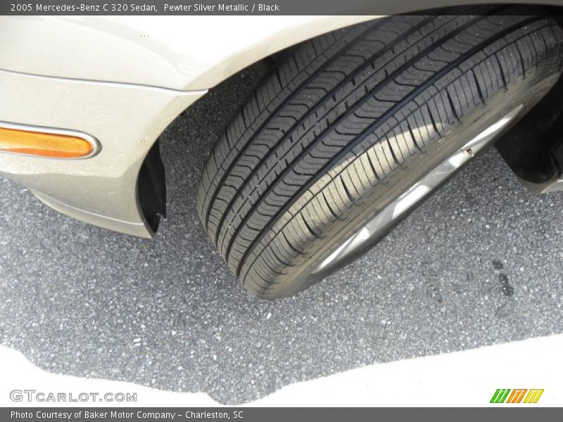 Pewter Silver Metallic / Black 2005 Mercedes-Benz C 320 Sedan