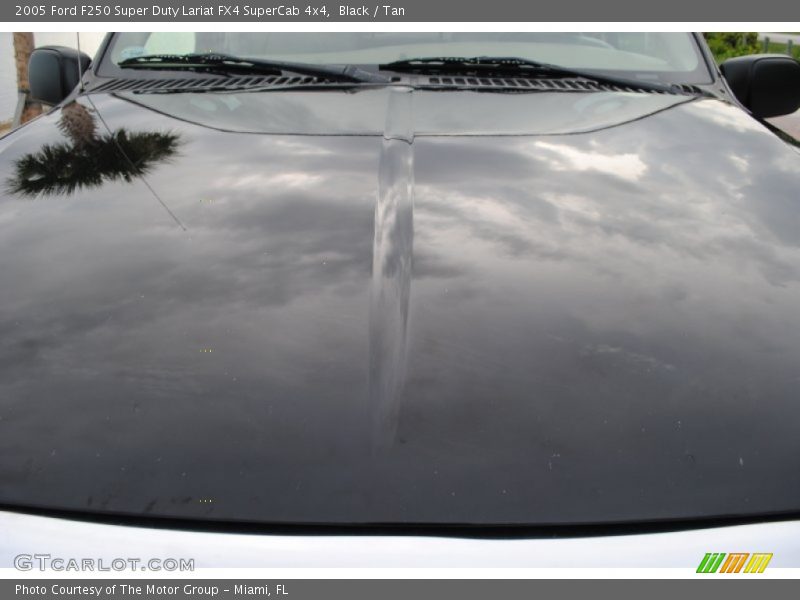 Black / Tan 2005 Ford F250 Super Duty Lariat FX4 SuperCab 4x4