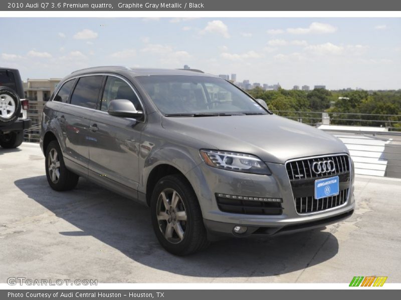 Graphite Gray Metallic / Black 2010 Audi Q7 3.6 Premium quattro
