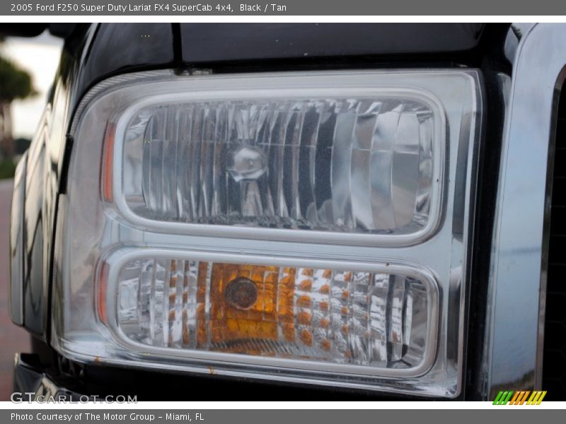 Black / Tan 2005 Ford F250 Super Duty Lariat FX4 SuperCab 4x4