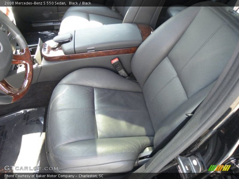 Black / Black 2008 Mercedes-Benz S 550 Sedan
