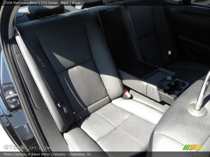 Black / Black 2008 Mercedes-Benz S 550 Sedan