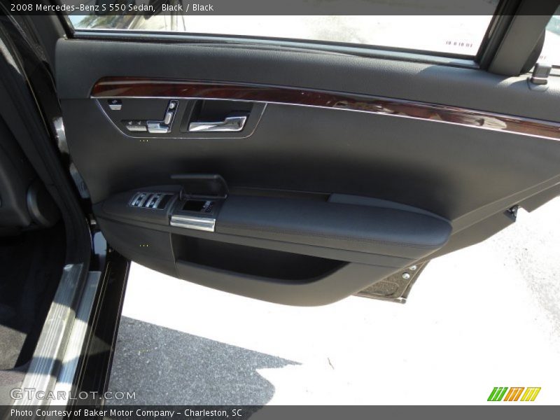 Black / Black 2008 Mercedes-Benz S 550 Sedan