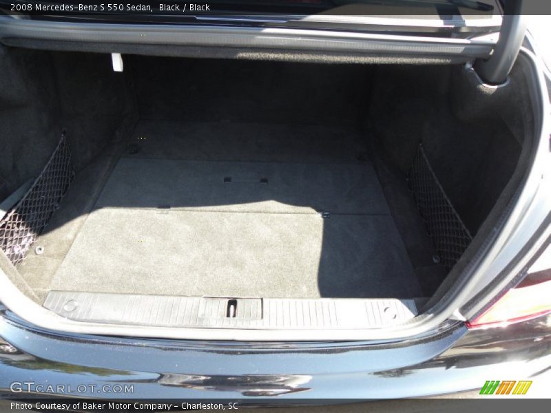 Black / Black 2008 Mercedes-Benz S 550 Sedan
