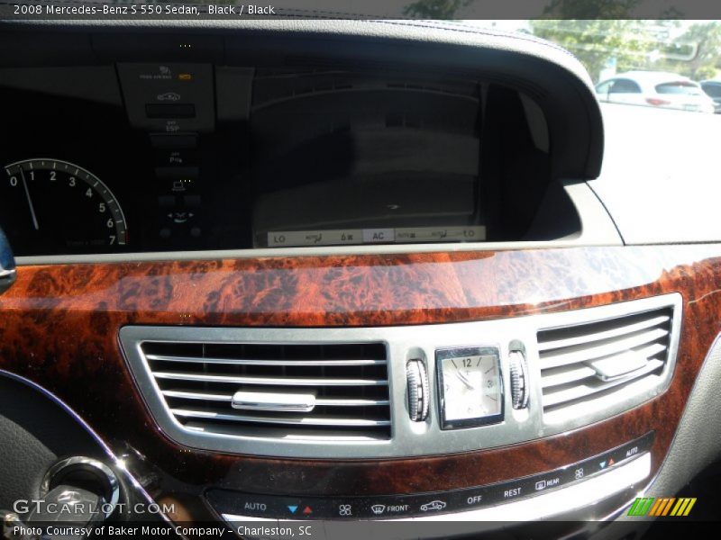 Black / Black 2008 Mercedes-Benz S 550 Sedan