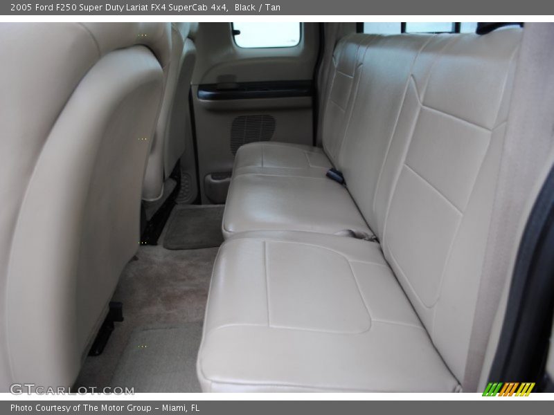 Black / Tan 2005 Ford F250 Super Duty Lariat FX4 SuperCab 4x4