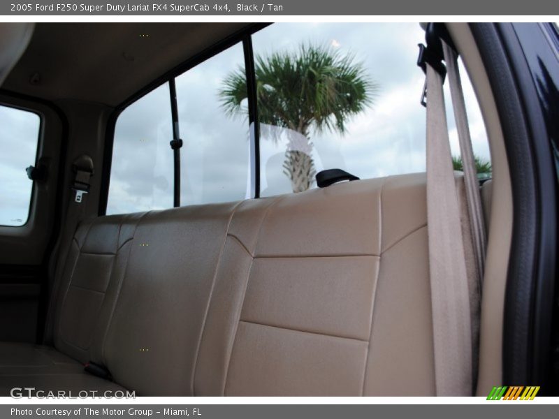 Black / Tan 2005 Ford F250 Super Duty Lariat FX4 SuperCab 4x4